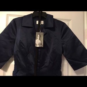 Halloween Navy Dress Retro Uniform-Style XS NEW Maid VIOLA Lady Costume Nurse!